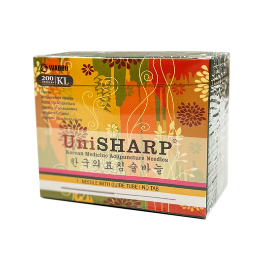 Unisharp™ KL-Type Acupuncture Needles (1 Needle/Tube, 200 PCS/Box)