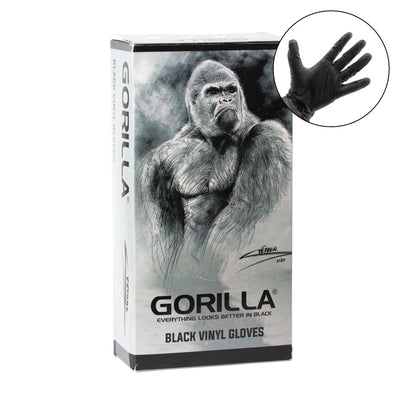 Gorilla Black Vinyl Gloves